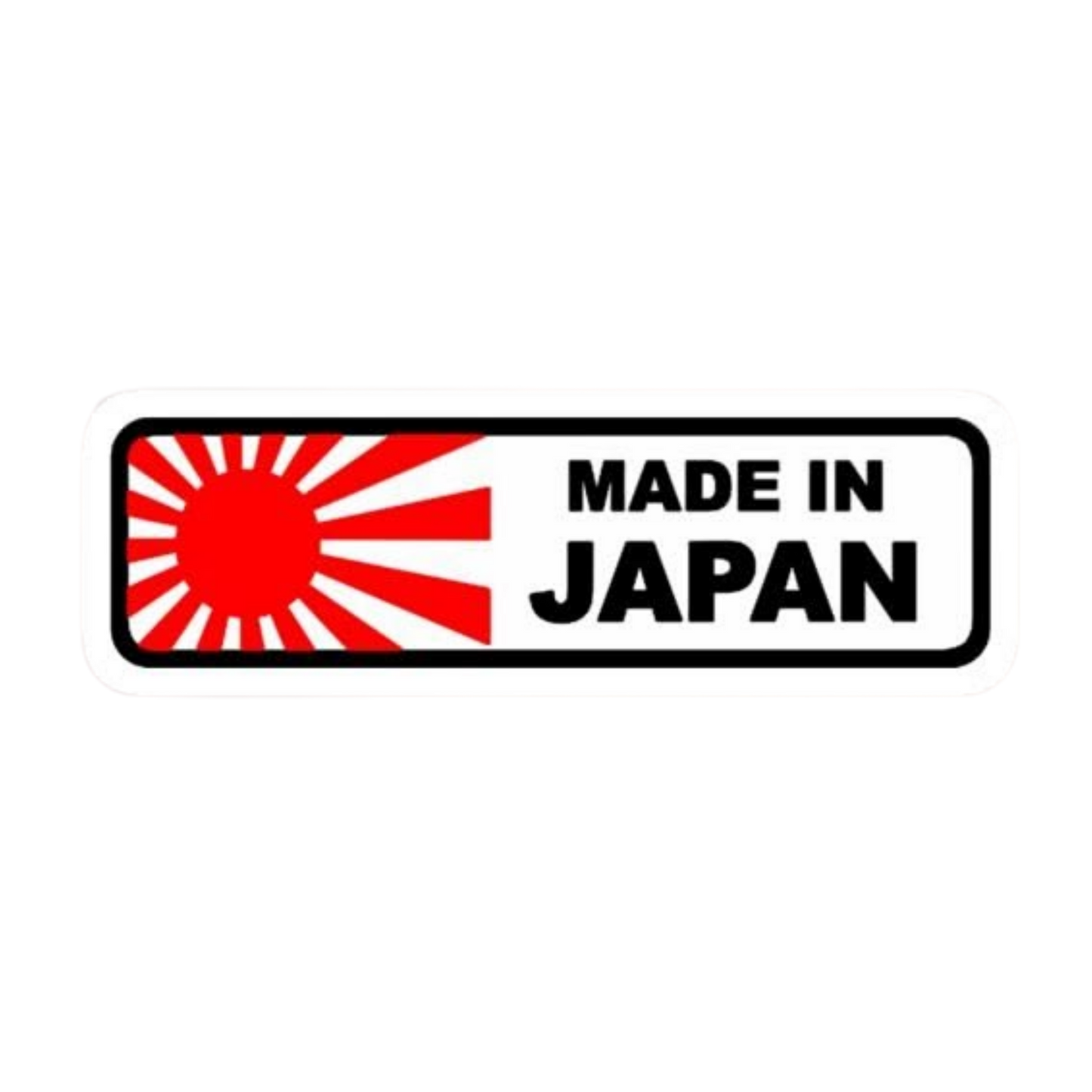 Made in Japan Rising Sun Vinyl Sticker | Moto Sticker BD