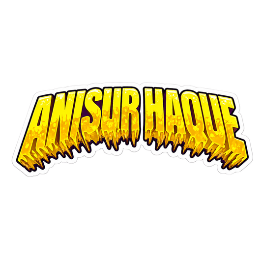 Slime Horror Name Sticker | Custom (2 Pcs) Premium Waterproof Vinyl Decal