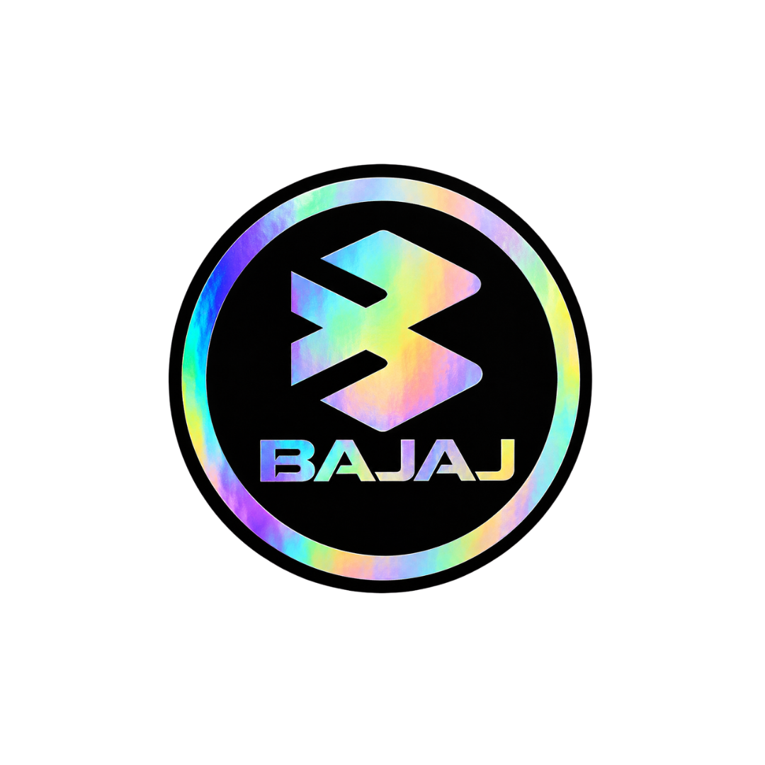 Bajaj Holographic Reflective Ambush Vinyl Sticker | Moto Sticker BD