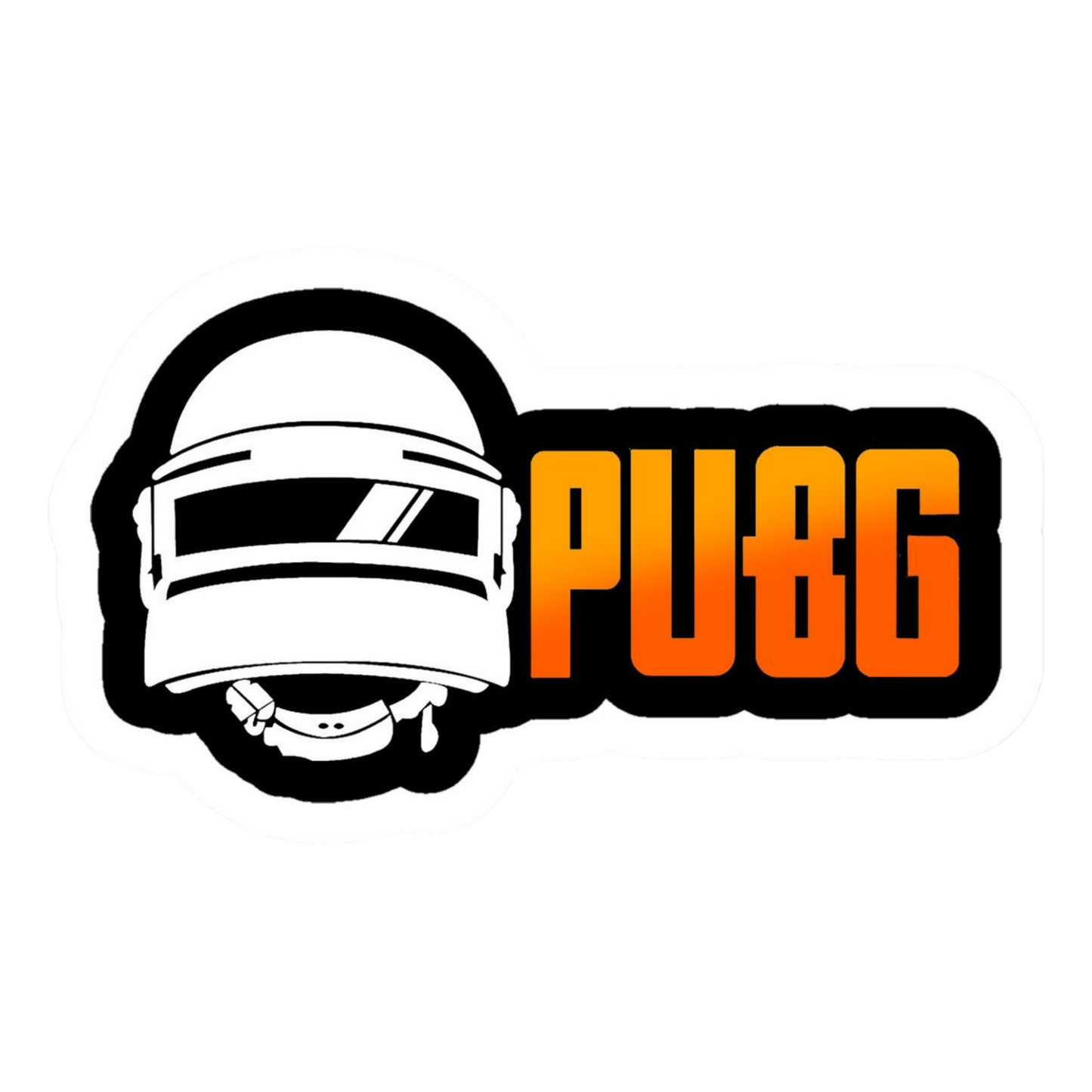 PUBG Helmet Vinyl Sticker | Moto Sticker BD