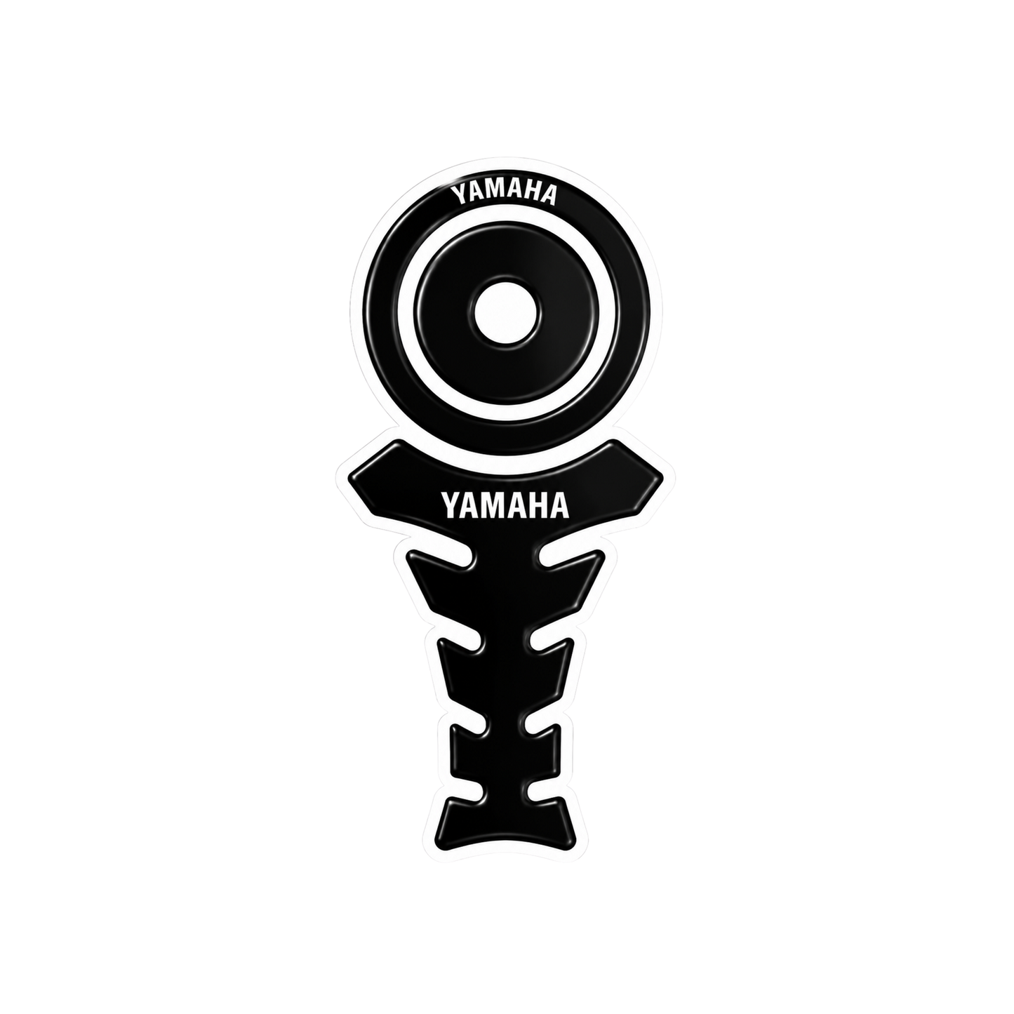 Yamaha Black Classic Ambush Vinyl Sticker | Moto Sticker BD