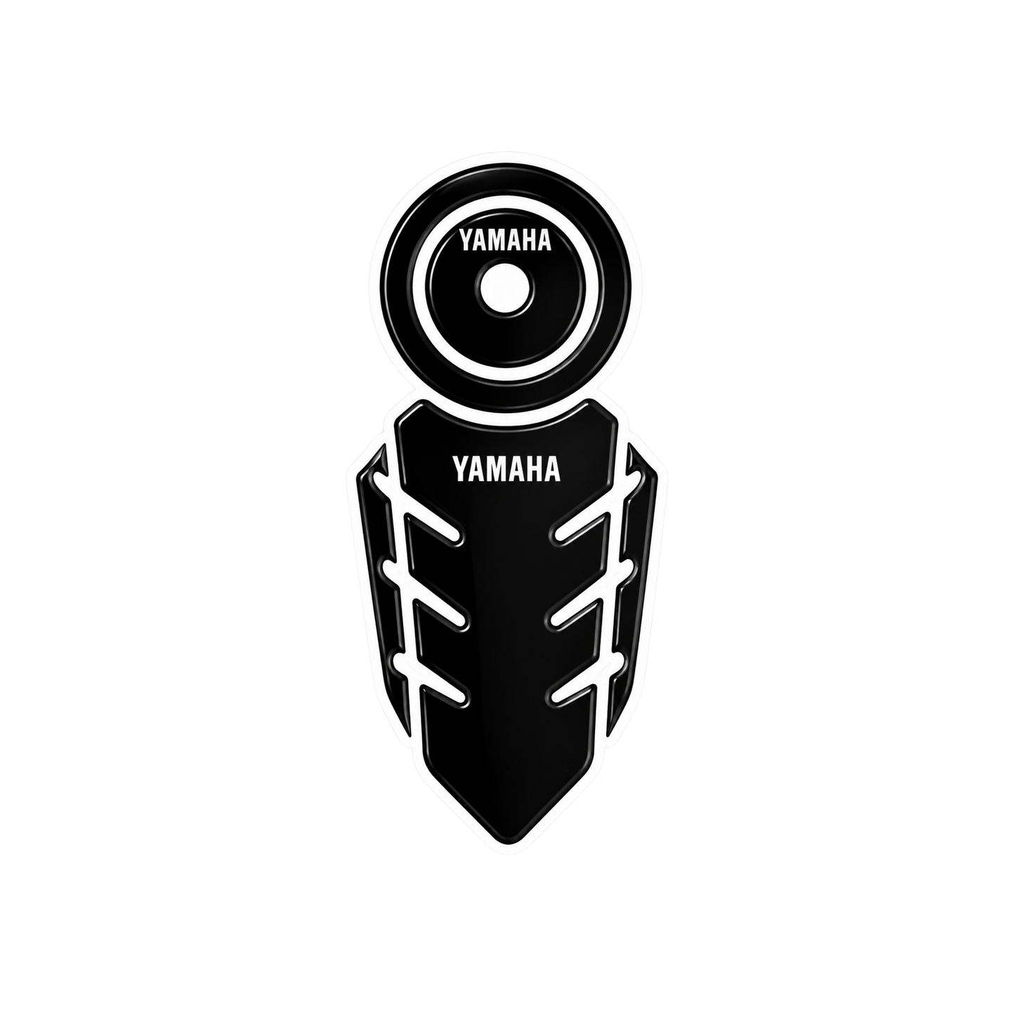 Yamaha Stealth Black Ambush Vinyl Sticker | Moto Sticker BD