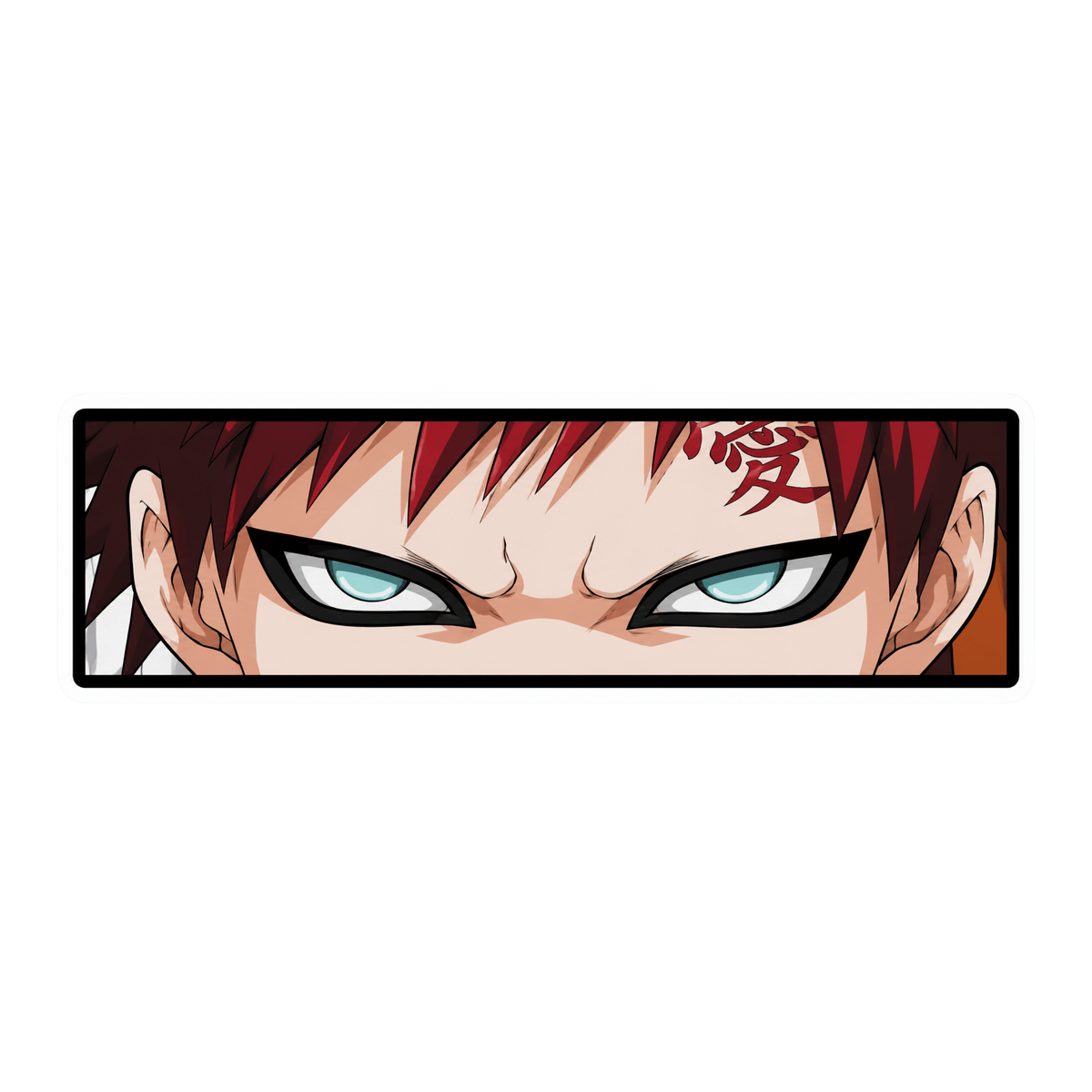 Gaara Anime Eyes Graphic Car Bumper Vinyl Sticker | Moto Sticker BD | Moto Sticker BD