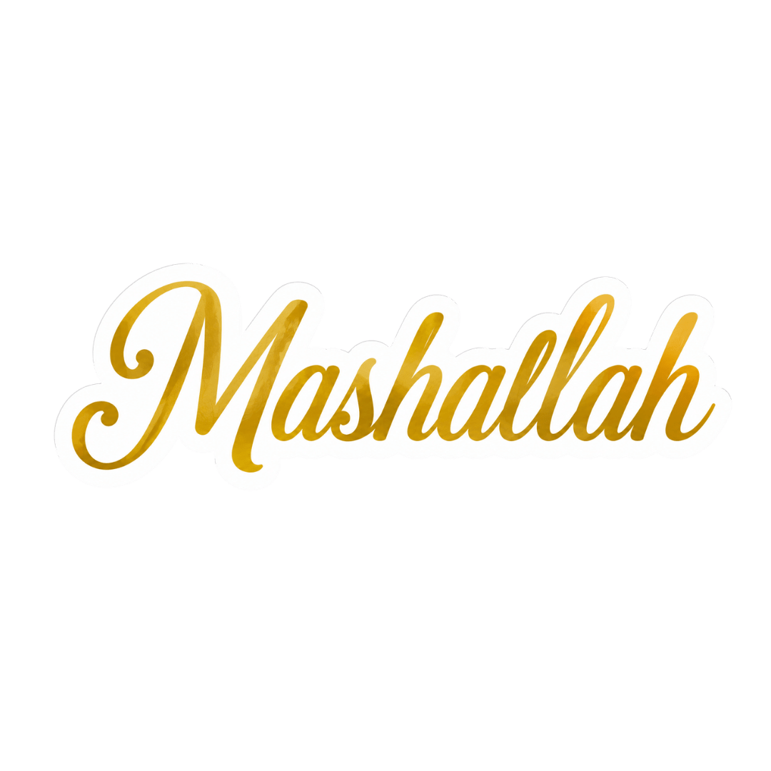 Mashallah Arabic Calligraphy ISLAMIC Vinyl Sticker | Moto Sticker BD | Moto Sticker BD