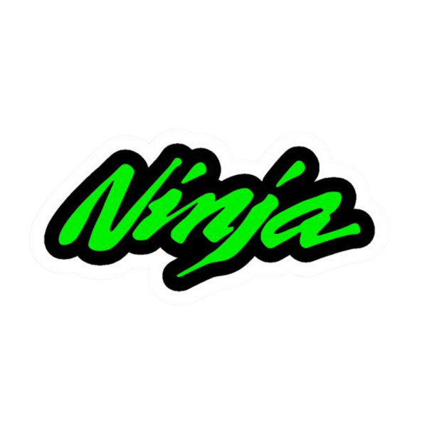 Green Ninja Logo Vinyl Sticker | Moto Sticker BD