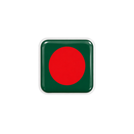 Bangladesh Flag Ambush Vinyl Sticker | Moto Sticker BD