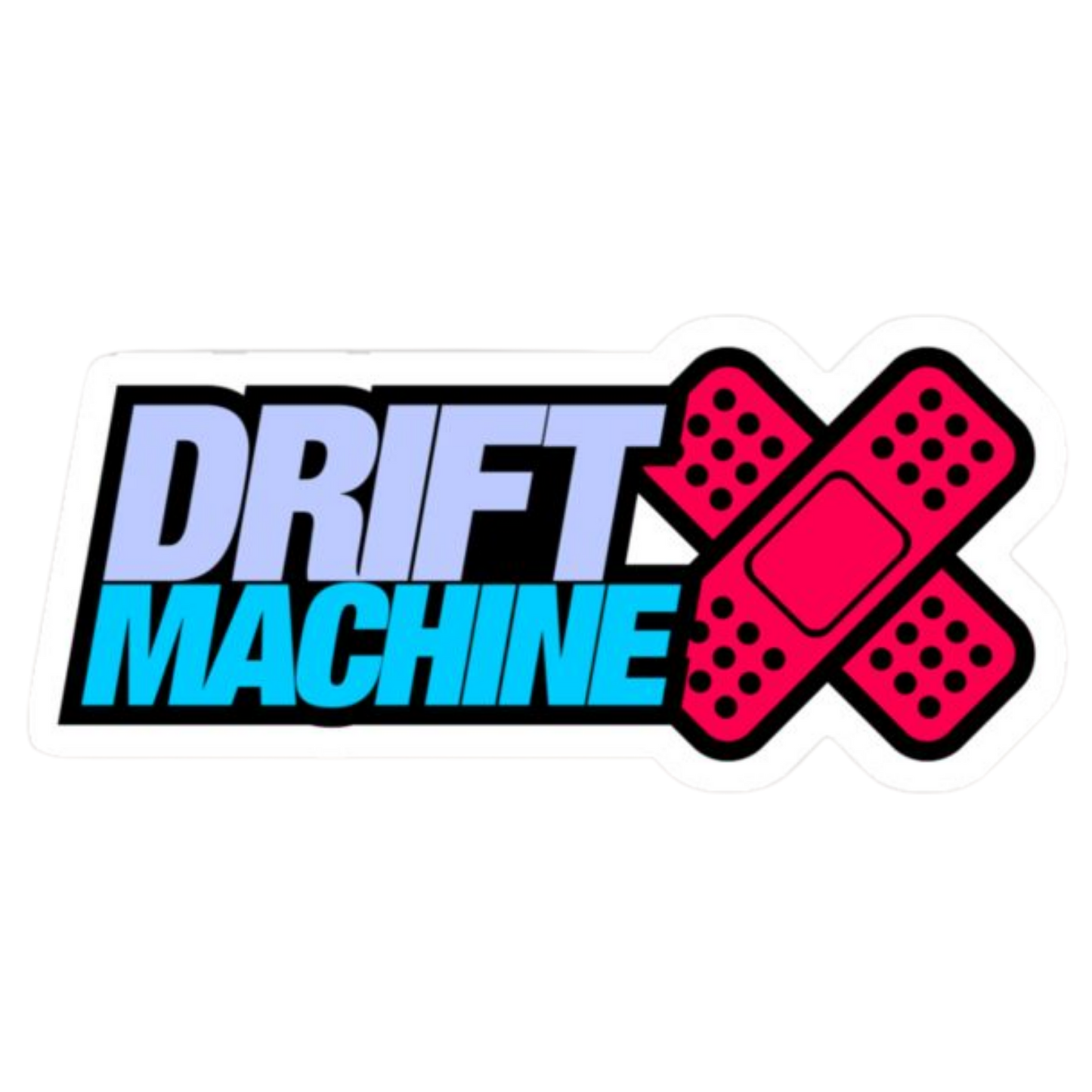 Drift Machine Band-Aid Vinyl Sticker | Moto Sticker BD