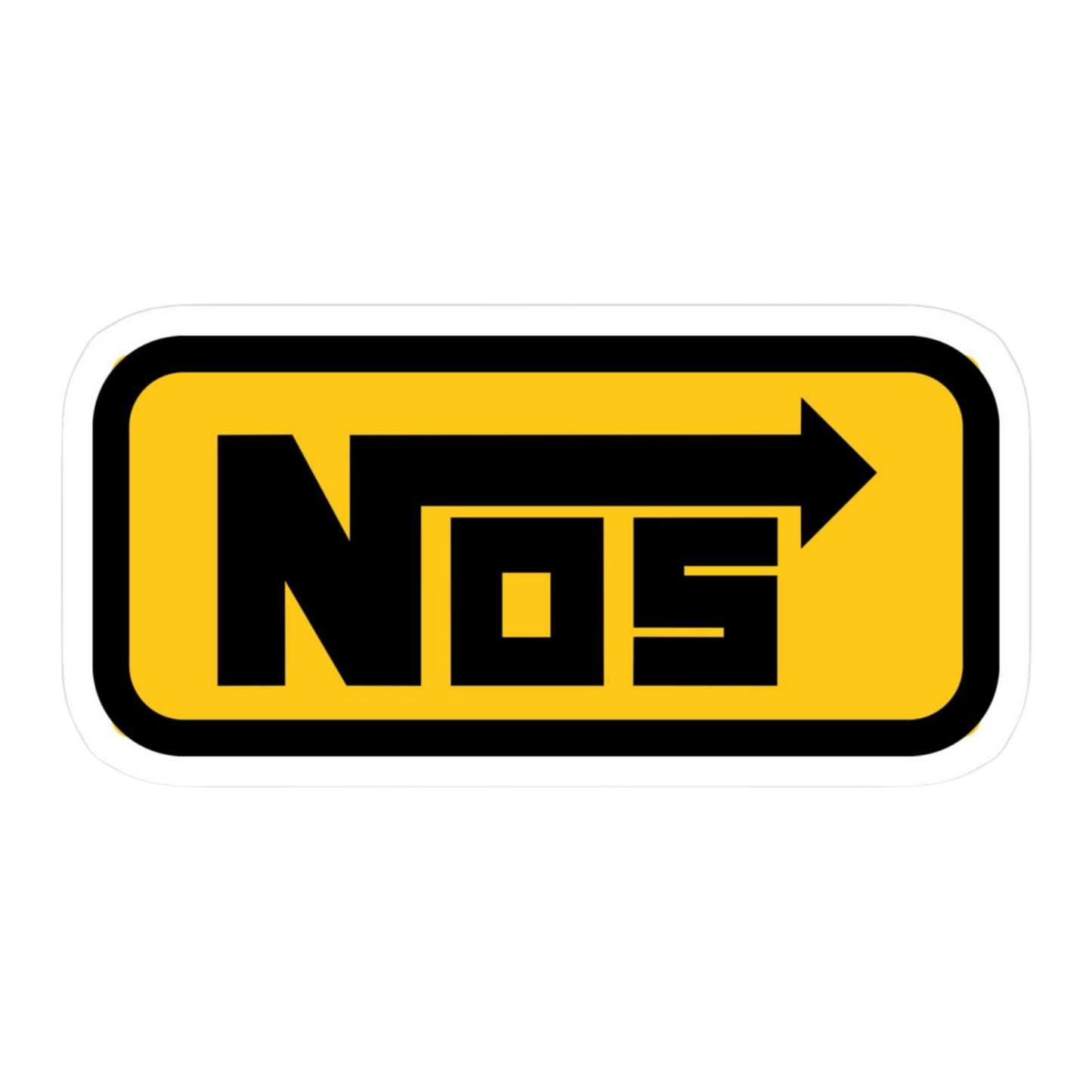 NOS Logo Vinyl Sticker | Moto Sticker BD