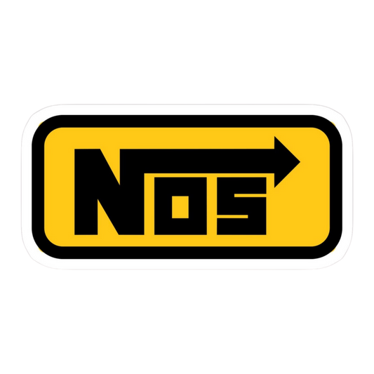 NOS Logo Vinyl Sticker | Moto Sticker BD