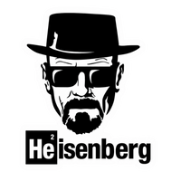 Heisenberg Face Vinyl Sticker | Moto Sticker BD