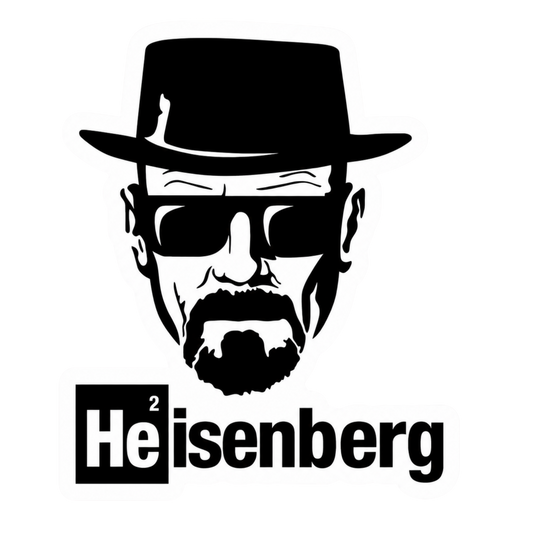 Heisenberg Face Vinyl Sticker | Moto Sticker BD
