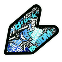 JDM Sticker Bomb Leaf Vinyl Sticker | Moto Sticker BD