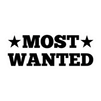 Most Wanted Stars Vinyl Sticker | Moto Sticker BD
