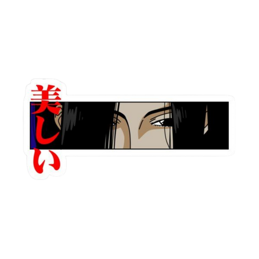 Boa Hancock One Piece Anime Eye Peeker Car Bumper Vinyl Sticker | Moto Sticker BD