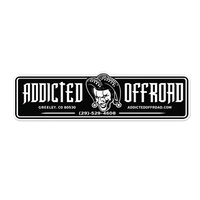 Addicted Offroad Jester Graphic Car Bumper Vinyl Sticker | Moto Sticker BD