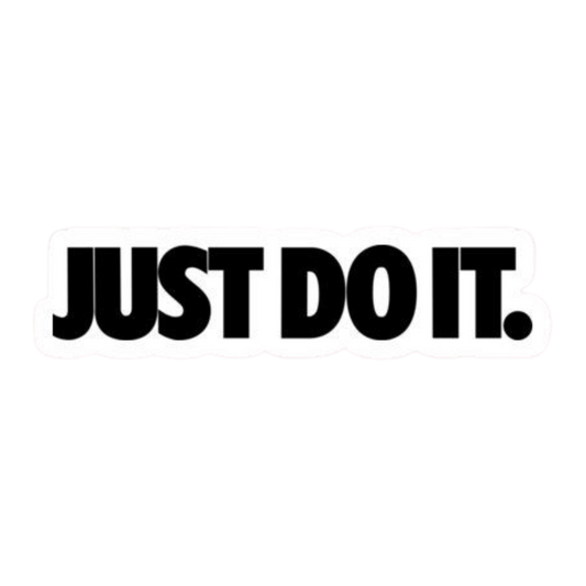 Just Do It Vinyl Sticker | Moto Sticker BD