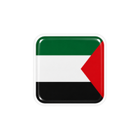 Palestine Flag Ambush Vinyl Sticker | Moto Sticker BD