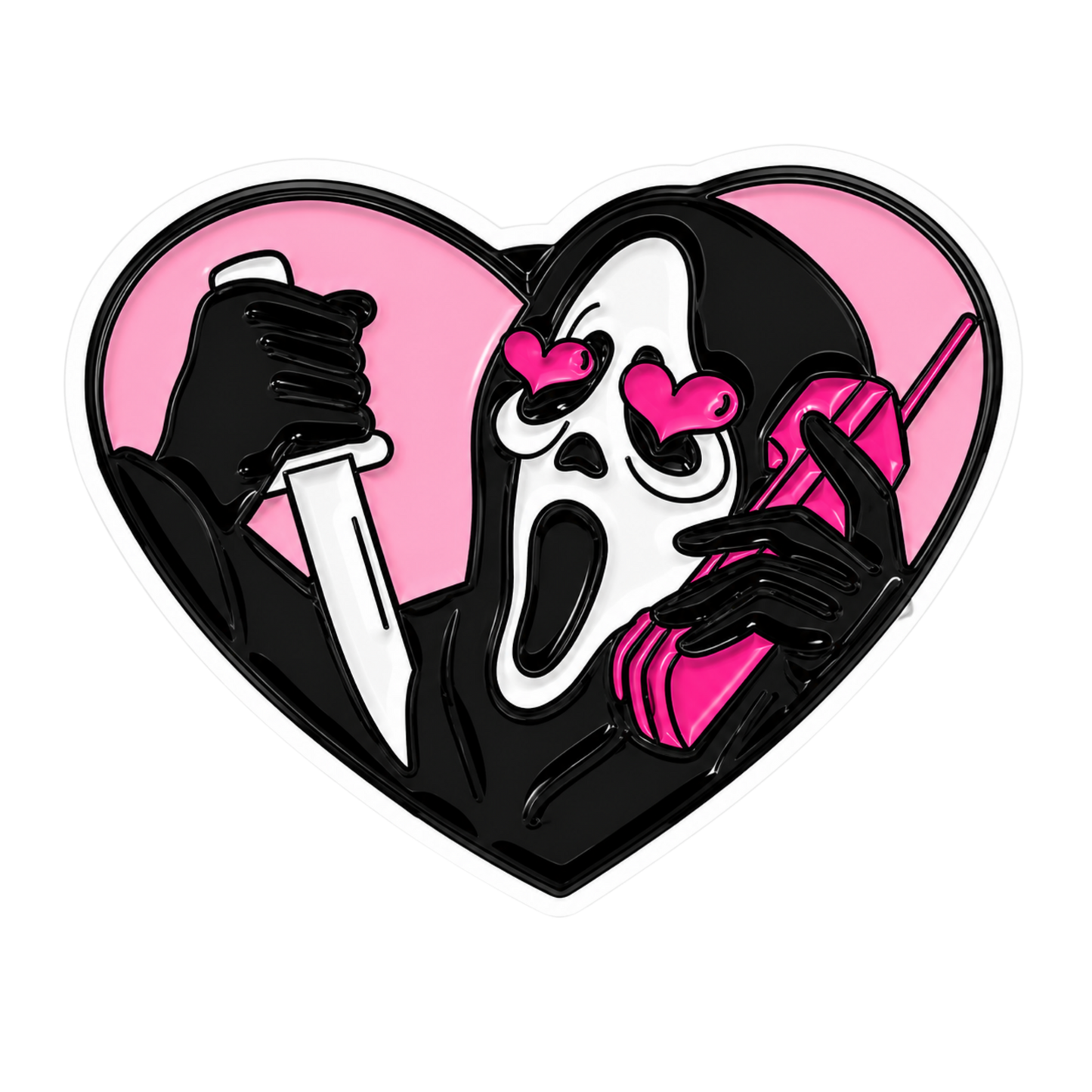 Butterfly Helmet Lady Biker Vinyl Sticker | Moto Sticker BD
