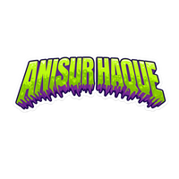 Slime Horror Name Sticker | Custom (2 Pcs) Premium Waterproof Vinyl Decal