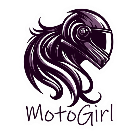 Dark MotoGirl Design Lady Biker Vinyl Sticker | Moto Sticker BD