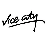 GTA Vice City Black Text Vinyl Sticker | Moto Sticker BD