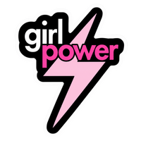 Girl Power Lady Biker Vinyl Sticker | Moto Sticker BD