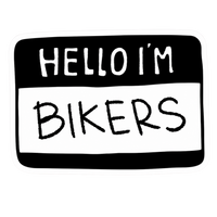 Hello I'm Bikers Lady Biker Vinyl Sticker | Moto Sticker BD