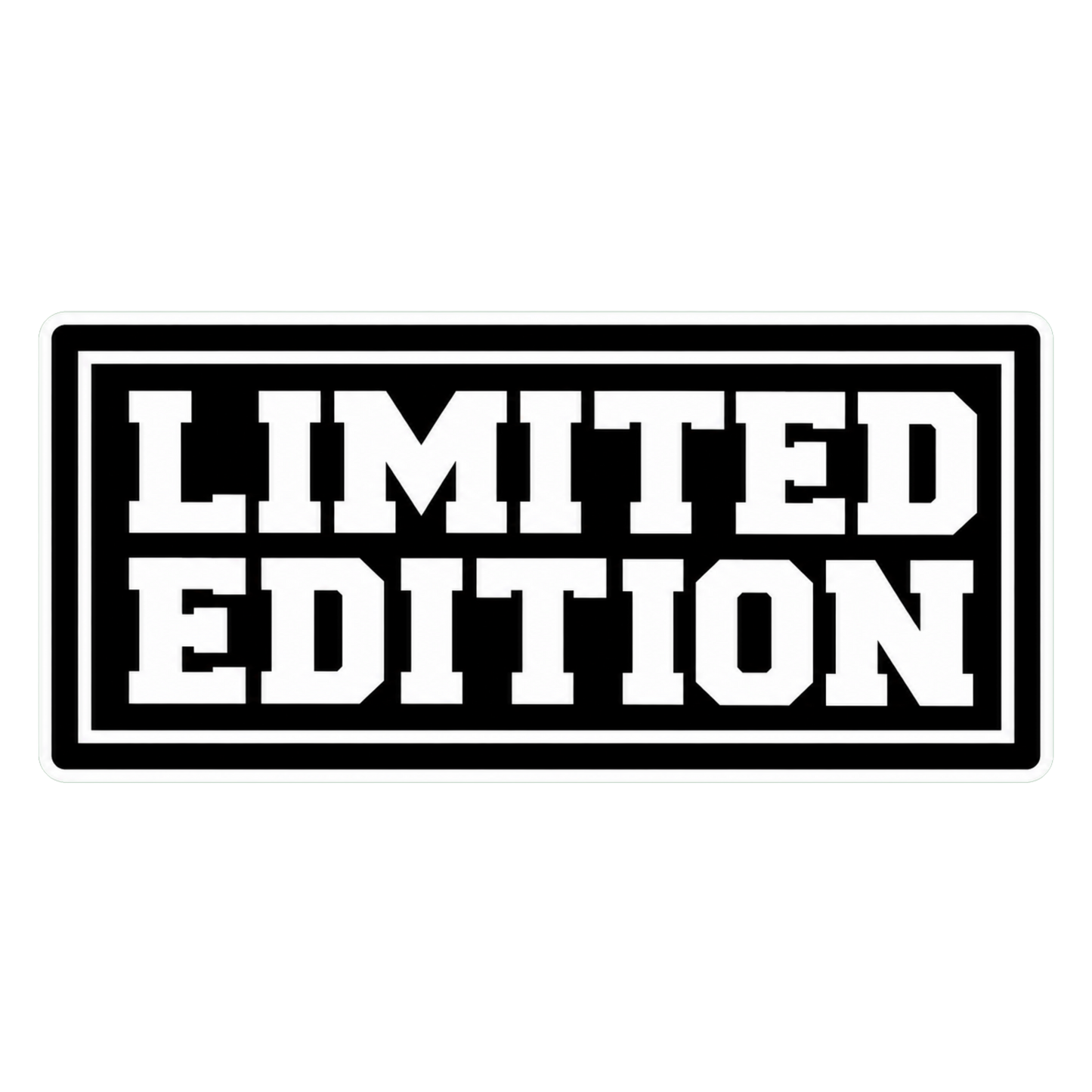 Limited Edition Classic Bold Car Bumper Vinyl Sticker | Moto Sticker BD