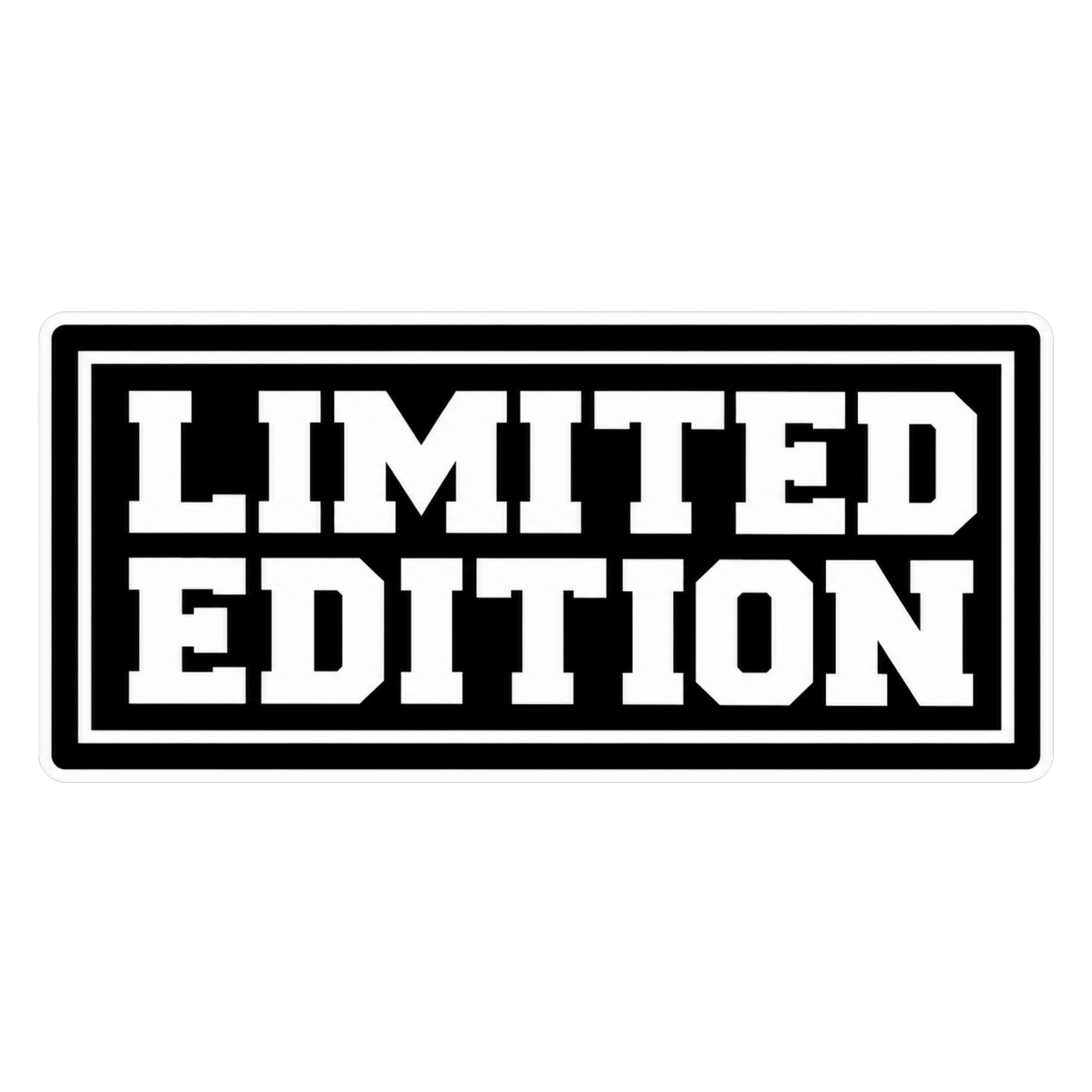 Limited Edition Classic Bold Car Bumper Vinyl Sticker | Moto Sticker BD