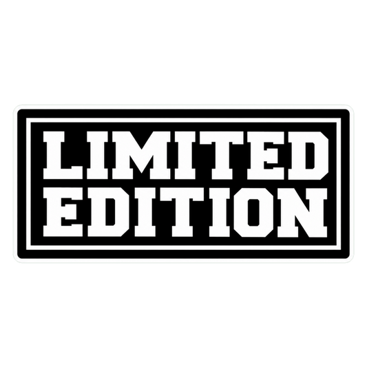 Limited Edition Classic Bold Car Bumper Vinyl Sticker | Moto Sticker BD