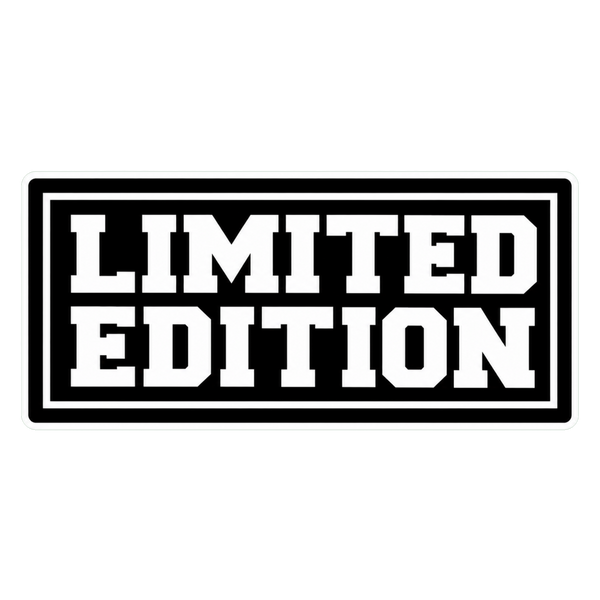 Limited Edition Classic Bold Car Bumper Vinyl Sticker | Moto Sticker BD