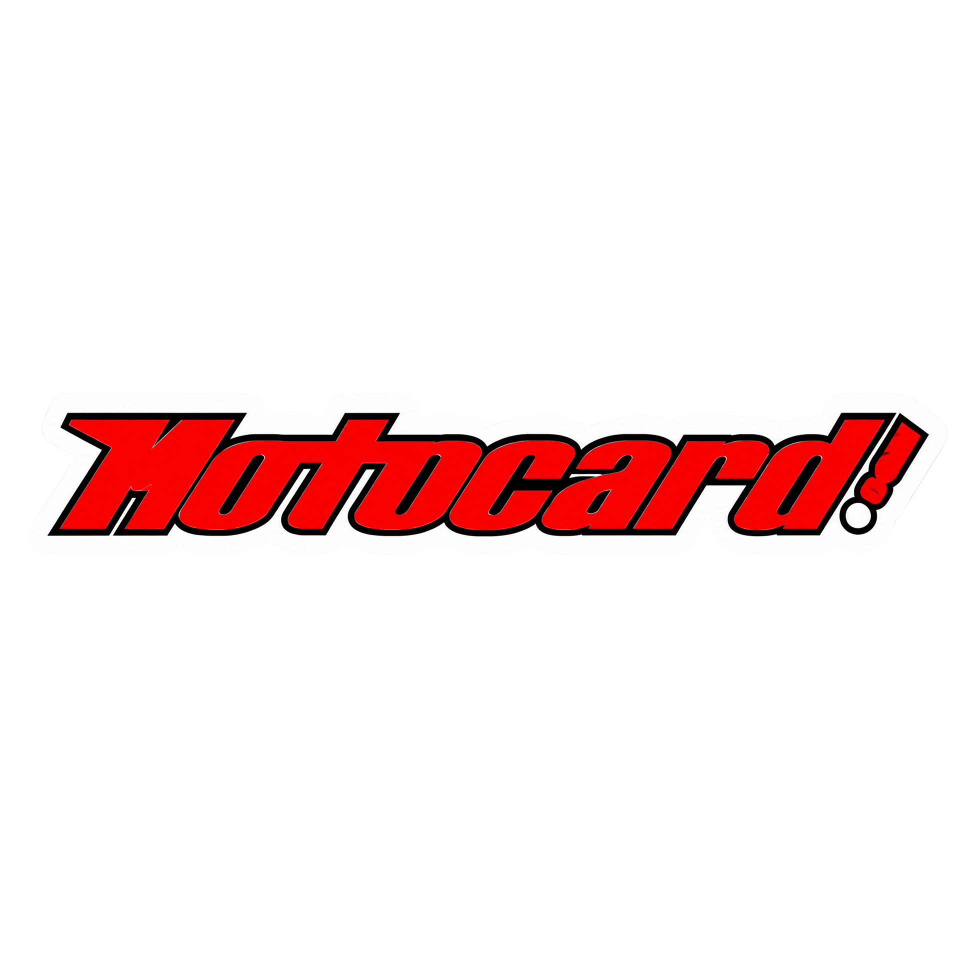 Motocard Brand Logo Vinyl Sticker | Moto Sticker BD