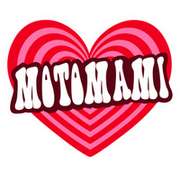 Motomami Hypnotic Heart Lady Biker Vinyl Sticker | Moto Sticker BD