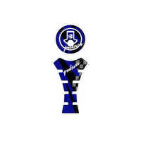 Pulsar Blue Stripe Tank Pad Vinyl Sticker | Moto Sticker BD