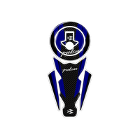 Pulsar Carbon Blue Tank Protector Sticker | Moto Sticker BD