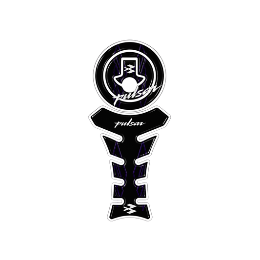 Pulsar Dark Purple Tank Pad Sticker | Moto Sticker BD