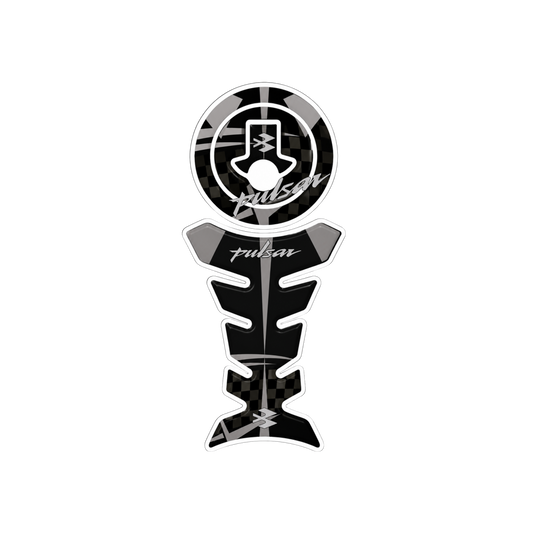 Pulsar Monochrome Racing Tank Pad Sticker | Moto Sticker BD