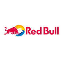 Red Bull Text Logo Vinyl Sticker | Moto Sticker BD