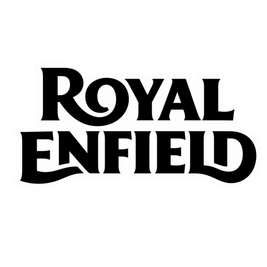 Royal Enfield Classic Black Vinyl Sticker | Moto Sticker BD