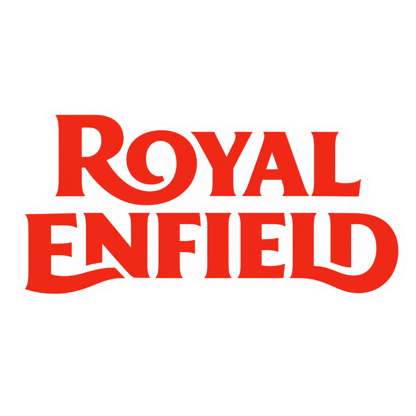 Royal Enfield Classic Red Vinyl Sticker | Moto Sticker BD