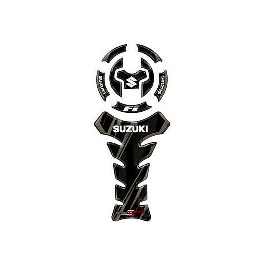 Suzuki FI Black Edition Tank Pad Sticker Ambush Vinyl Sticker | Moto Sticker BD