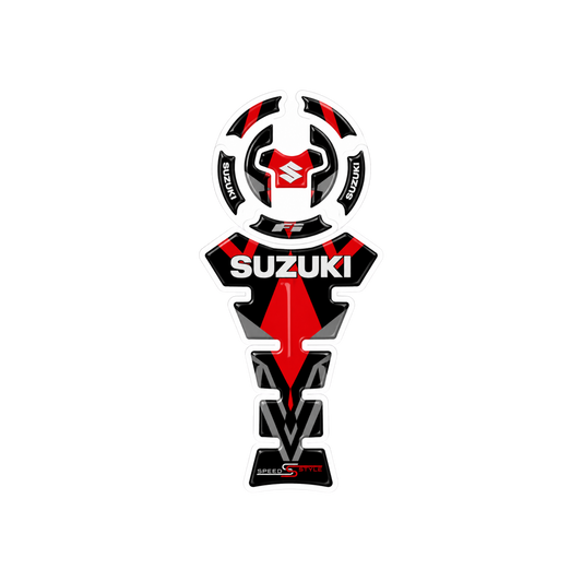 Suzuki FI Red Arrow Tank Pad Sticker Ambush Vinyl Sticker | Moto Sticker BD