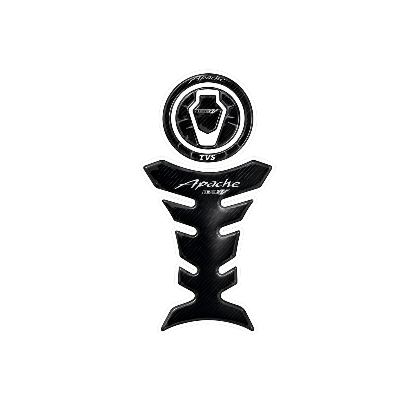 TVS Apache 160 4V Carbon Edition Ambush Vinyl Sticker | Moto Sticker BD