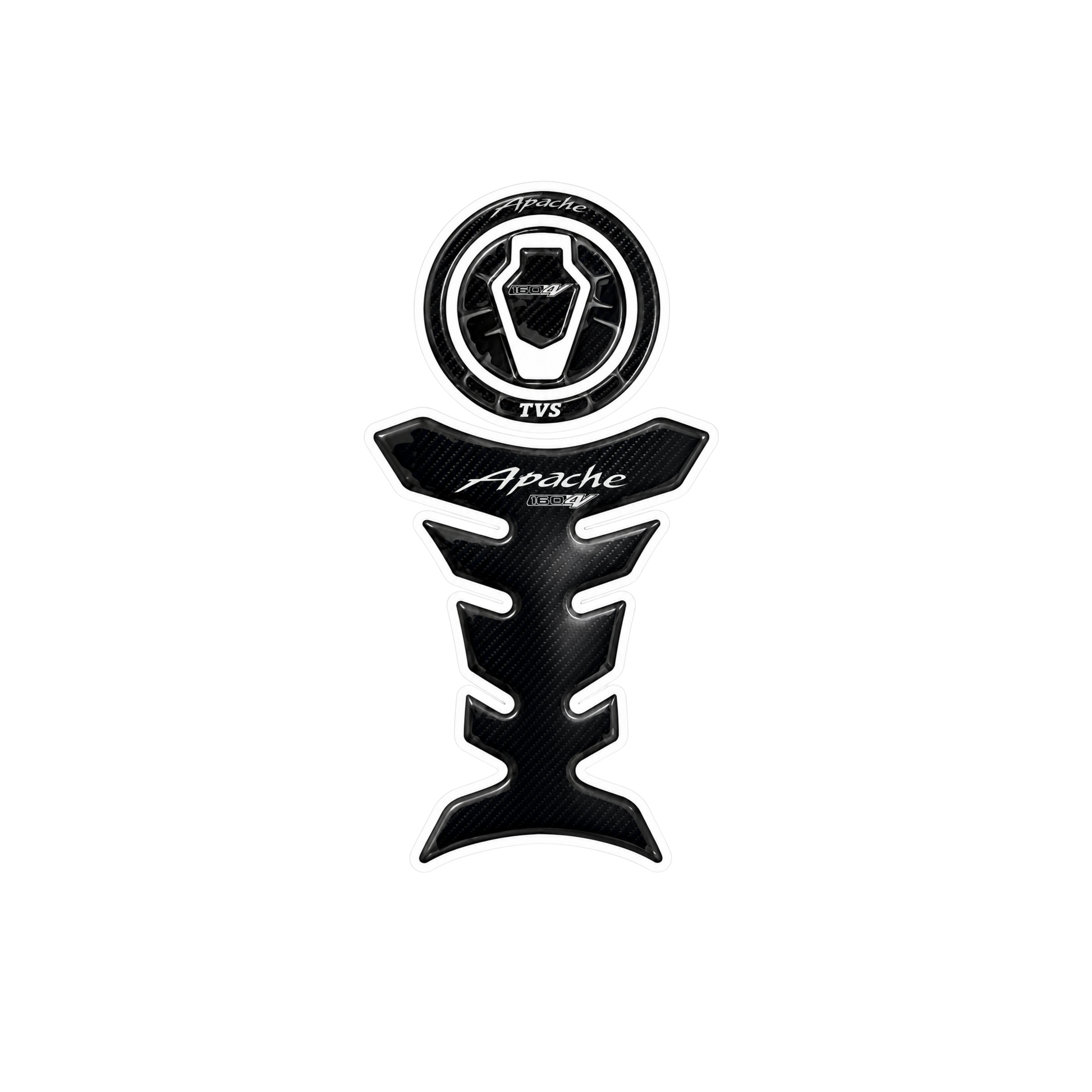 TVS Apache 160 4V Carbon Edition Ambush Vinyl Sticker | Moto Sticker BD
