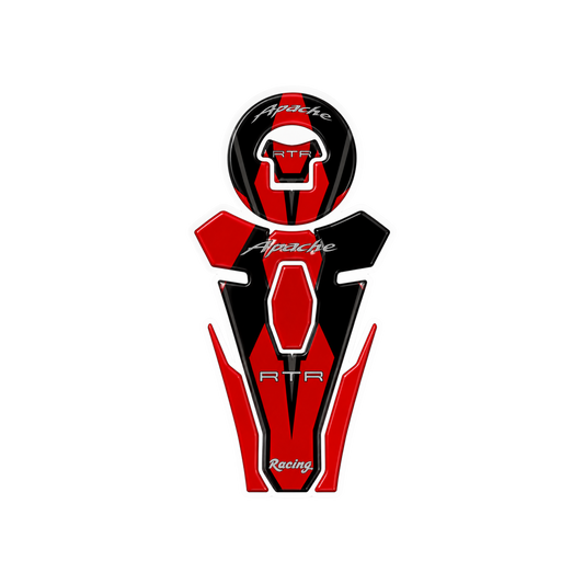 TVS Apache RTR Red Racing Ambush Vinyl Sticker | Moto Sticker BD