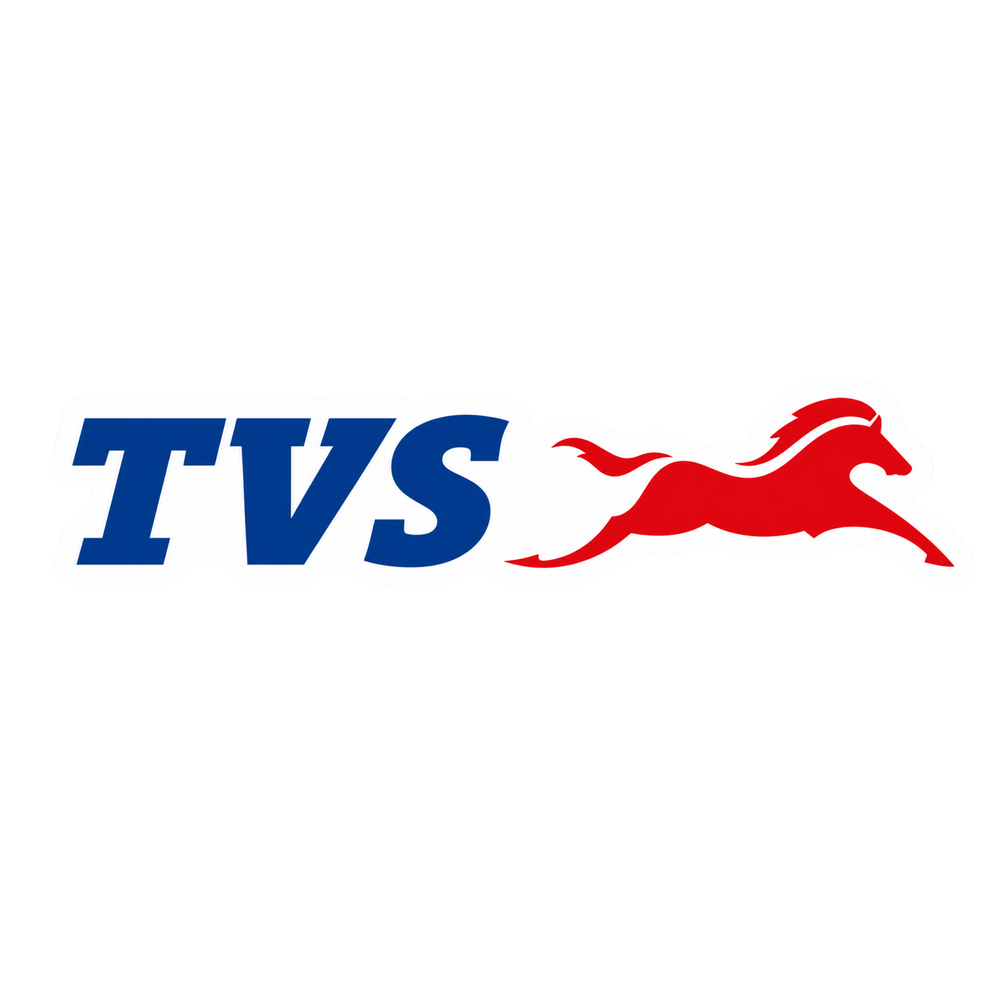 TVS Brand Logo Vinyl Sticker | Moto Sticker BD