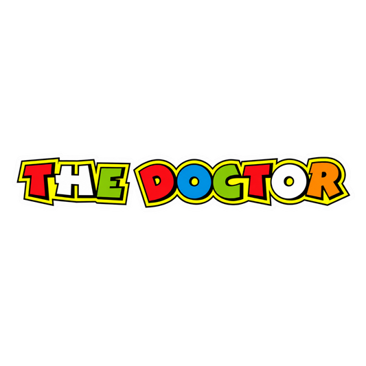 The Doctor Rossi Logo Vinyl Sticker | Moto Sticker BD