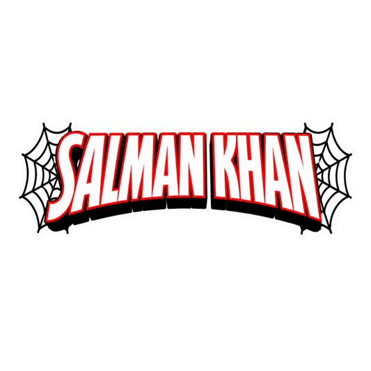 Spider Man Front Name Sticker | Custom (2 Pcs) Premium Waterproof Vinyl Decal