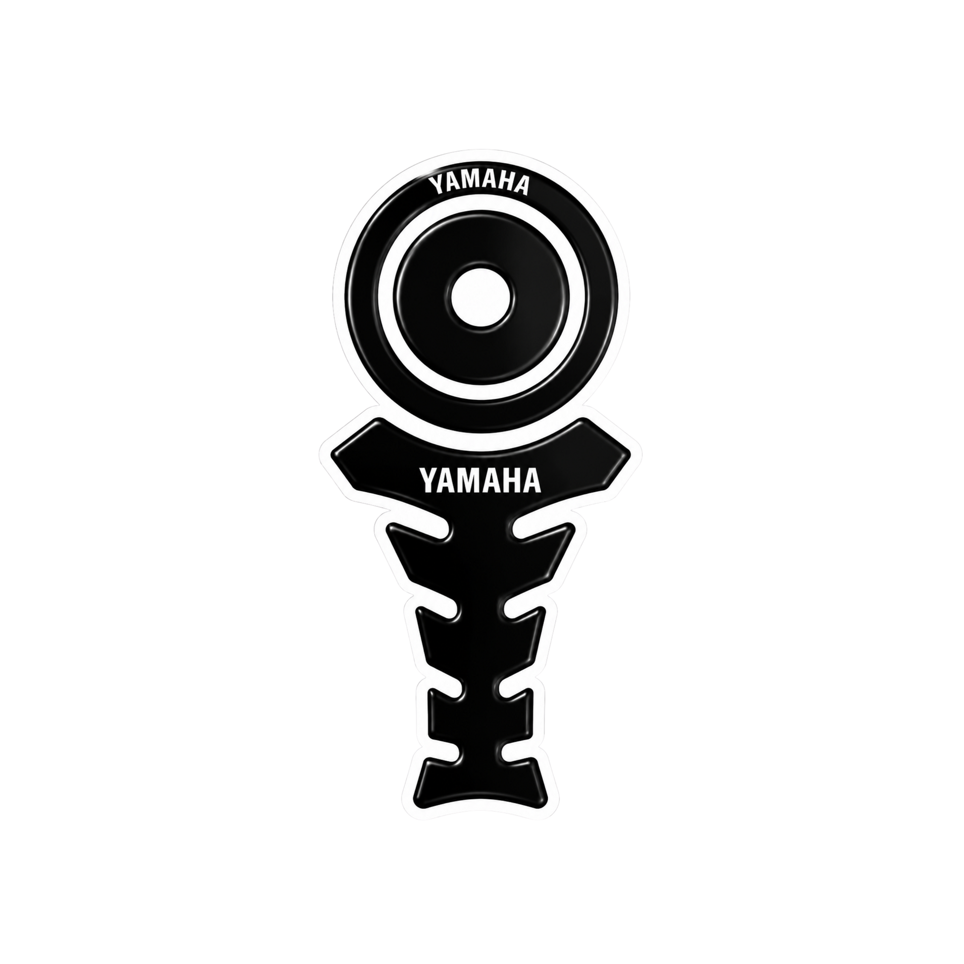 Yamaha Black Classic Ambush Vinyl Sticker | Moto Sticker BD