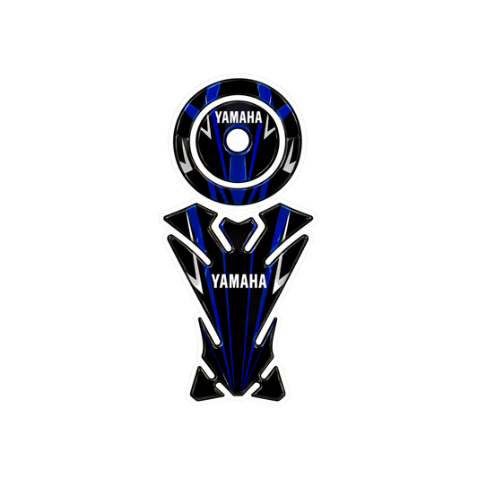 Yamaha Racing Blue Ambush Vinyl Sticker | Moto Sticker BD